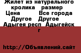 Жилет из натурального кролика,44размер › Цена ­ 500 - Все города Другое » Другое   . Адыгея респ.,Адыгейск г.